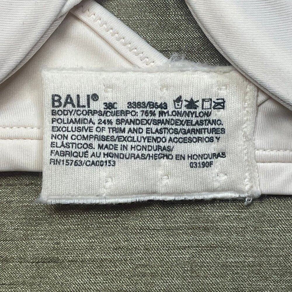 BALI Bra 38C Cream/Nude Color NWOT - Picture 3 of 5